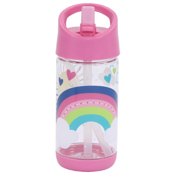 flip top water bottle rainbows