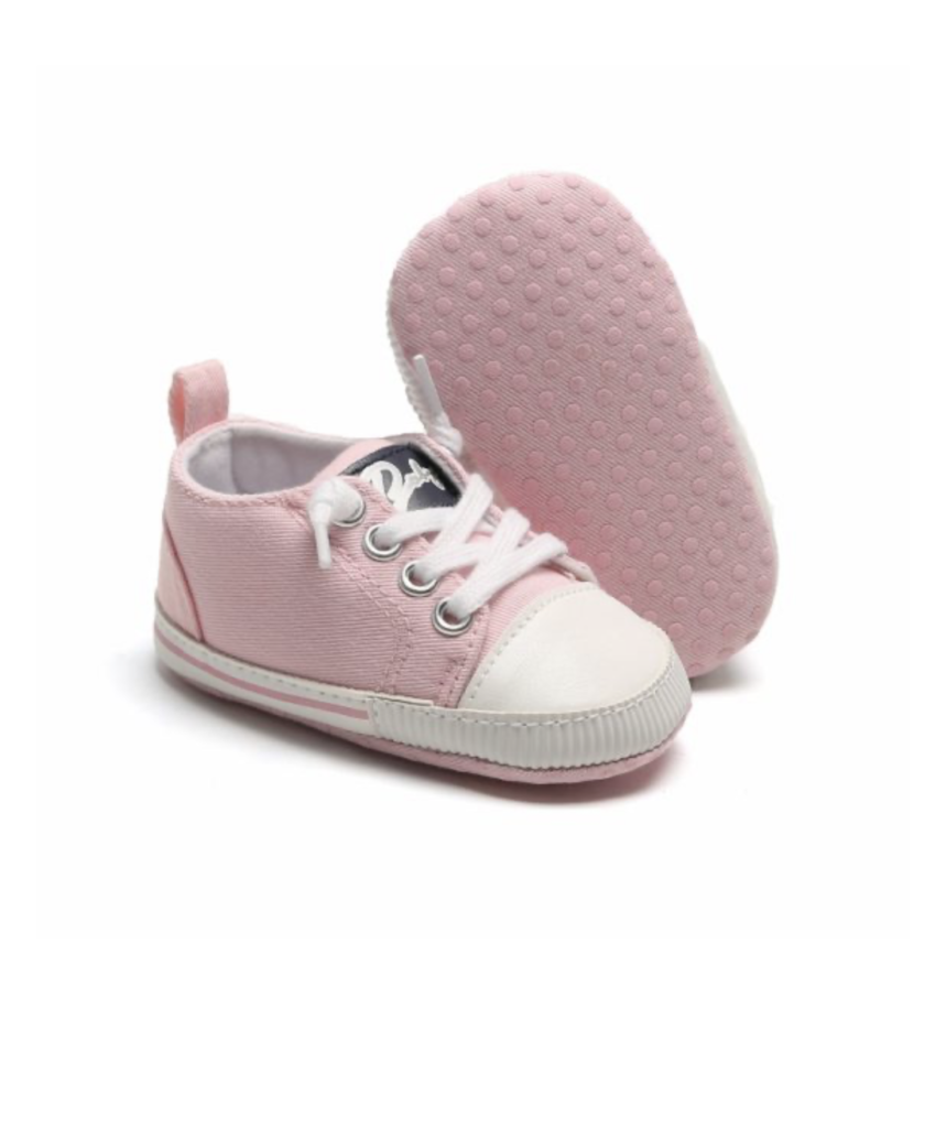 Pink with lace baby shoes – Kids Hub