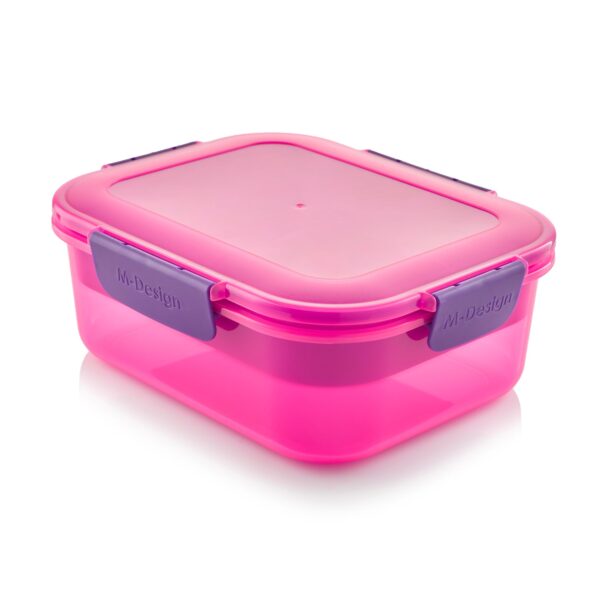 M.design 2.1L Fresco Lunch Box-pink