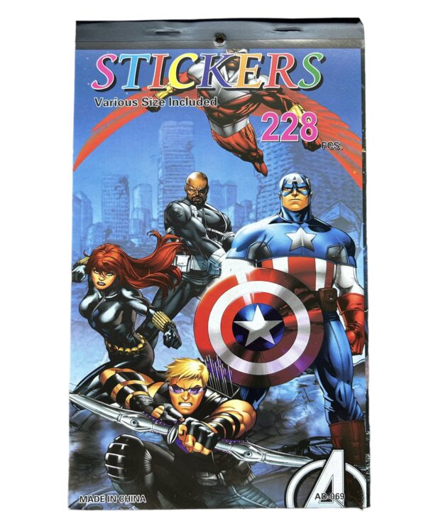 228 stickers avengers