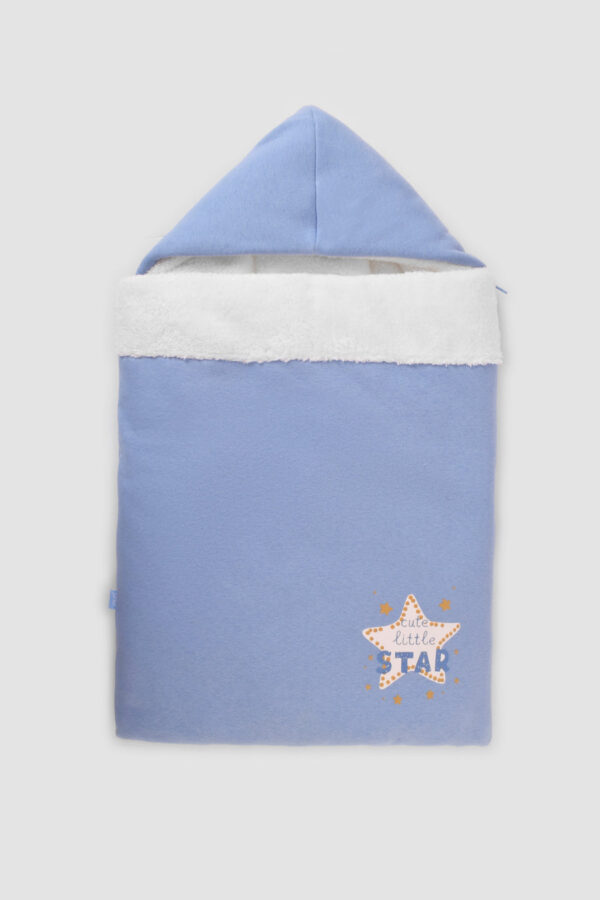 Hooded baby blanket - little star