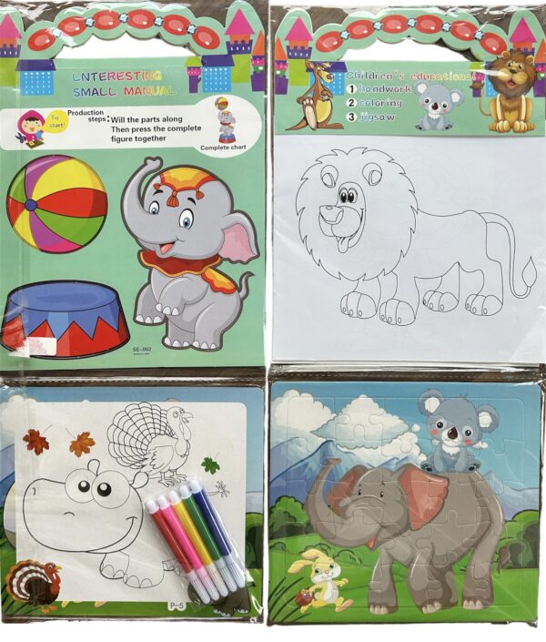 4 in 1 activity - Animals