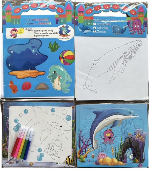 4 in 2 activity - Sea animals