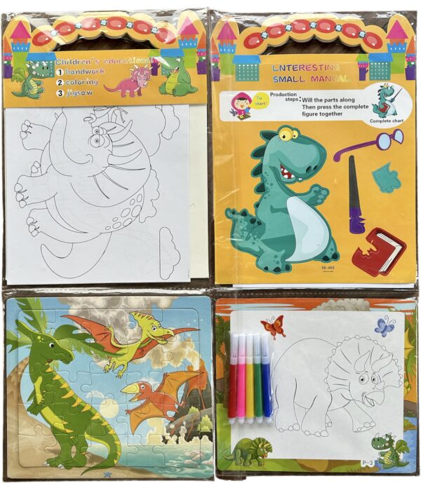 4 in 1 activity - Dino