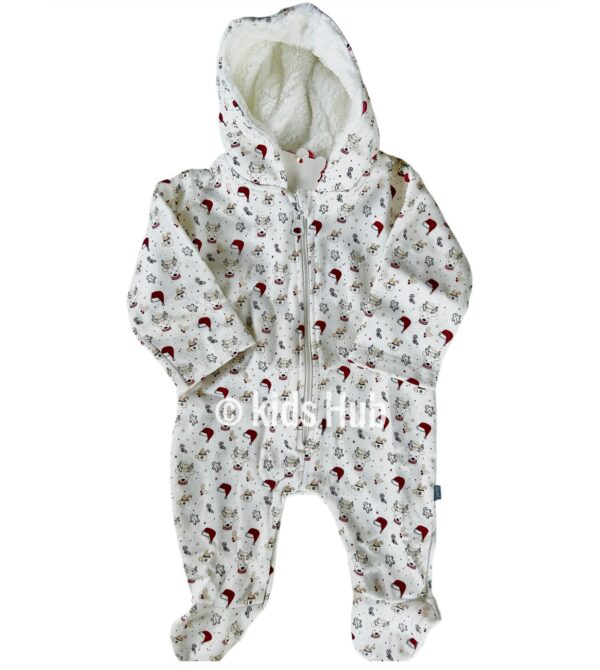 Christmas fleece romper