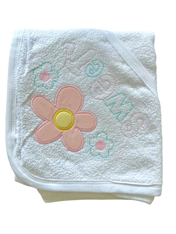 Baby hooded towel-Flower