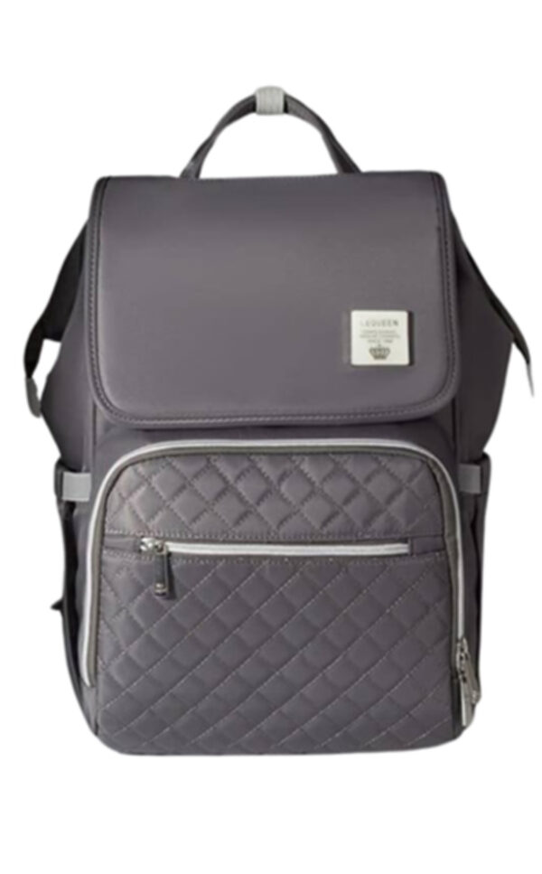 Lequeen diaper bag 7th edition diamond - gray caputone