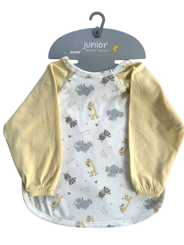 Long sleeve Bib, yellow