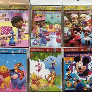 Girls Small coloring & sticker book