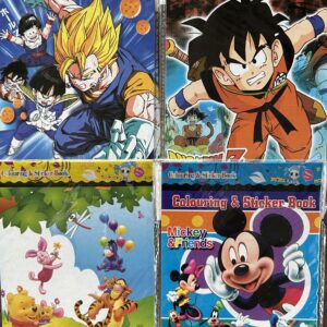 Boys small coloring book & stickers
