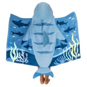 Beach towel shark