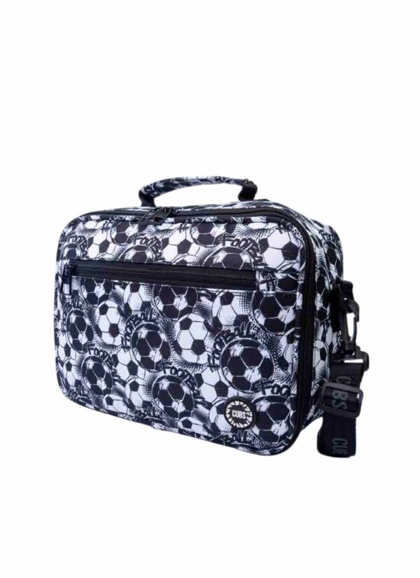 Football Black and white Lunch bag - Image 2