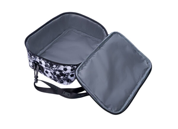 Football Black and white Lunch bag - Image 4