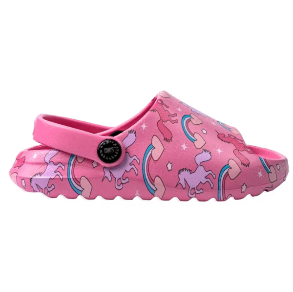 Open Toe Pink Unicorn & Rainbows - Image 2