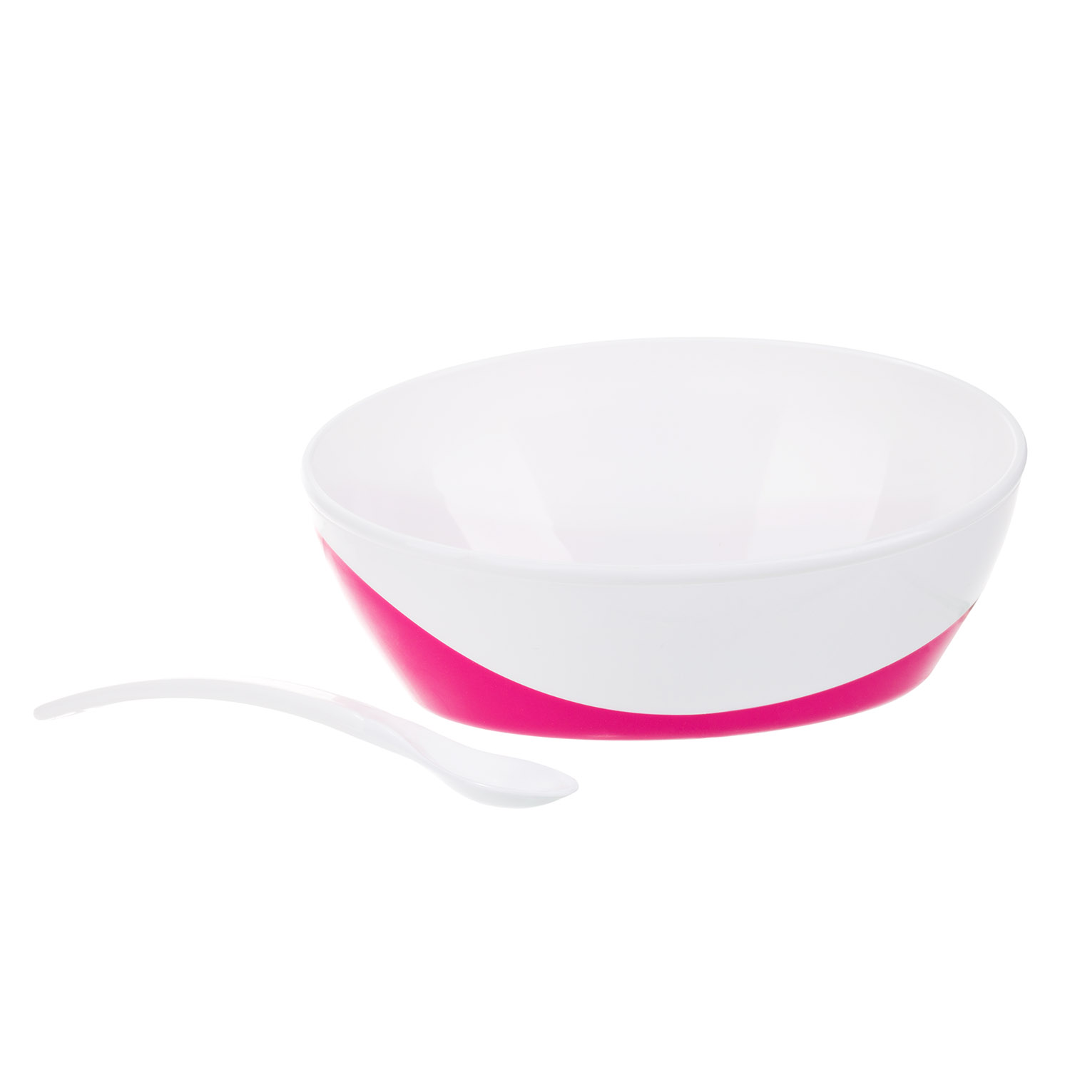 Canpol babies Bowl with Spoon and Lid 350ml LITTLE COW pink1