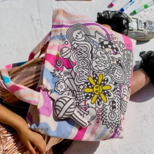 Retro Vibes Colouring bag