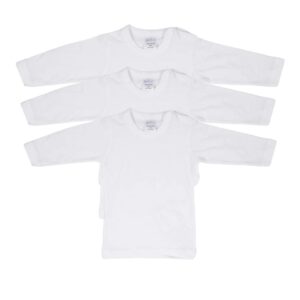 Junior Baby long sleeve flannel, 6months , pack of 3