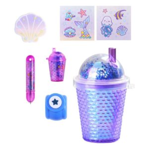 REAL LITTLES - CUTE CUPS - 8 PCS CDU - 2 STRAWBERRY Generic mini stationary items