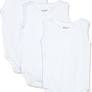Sleevless baby bodysuit , pack of 3