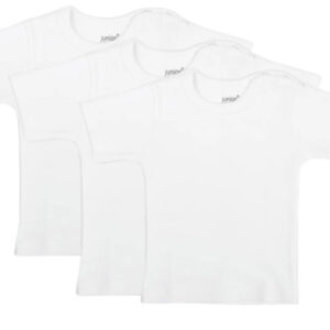 Baby short sleeve flannel, pack of 3